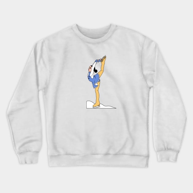 Ice-skating Crewneck Sweatshirt by isaacspellman